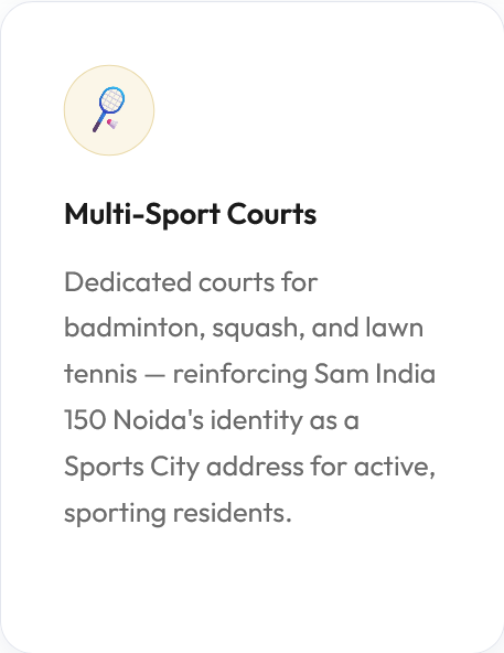 Sam India Sector 150 Noida luxury apartments